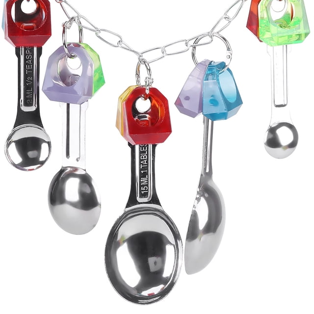 Juguete Para Masticar Loros, Decoración Colgante De Jaula De Pájaros De Plástico Con Cadena De Metal Fuerte, Para Loros De Pecho Grande Gris Africano Alexander Para Liberar