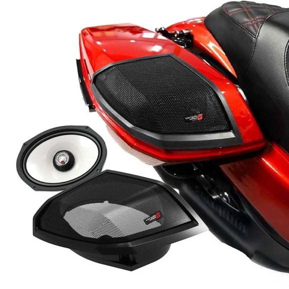 2024  Harley Davidson® Cut-In Lid Kit with SM69F4 (4Ω) Speakers - RPMSM694LK24