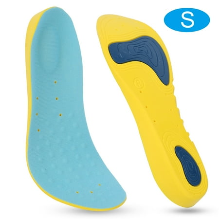 

Outdoor Sports Children Elastic Shoes Insole Breathable Shock Deodorant Running Shoes Cushion for Woman Man KidsS（33-35）