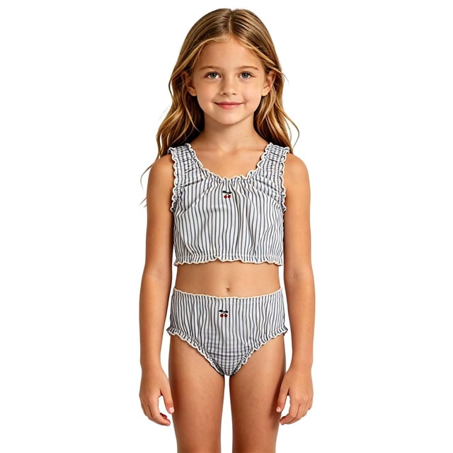 Swimsuits Two Piece Bikini Sets Quick Drying Swimwear Girls Bathing Suits 12-24 Months