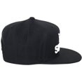 thumbnail image 3 of Supra Mens Above Snap Adjustable Snapback Cap Embroidered Black White Hat, 3 of 4