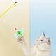 thumbnail image 3 of 4 juguetes para gatos, caña de pescar, juguete de pesca para interiores, varita de madera para gatos., 3 of 6