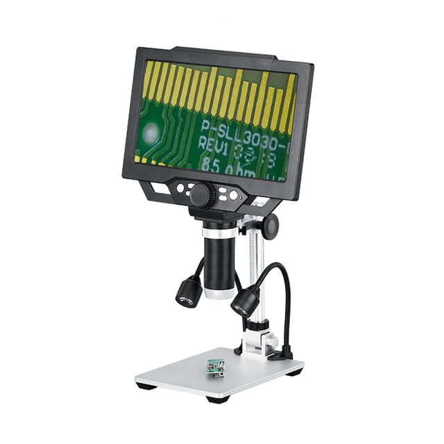 Microscopio digital con alimentación USB Microscopio de aumento continuo de 12 megapíxeles 1-1600X