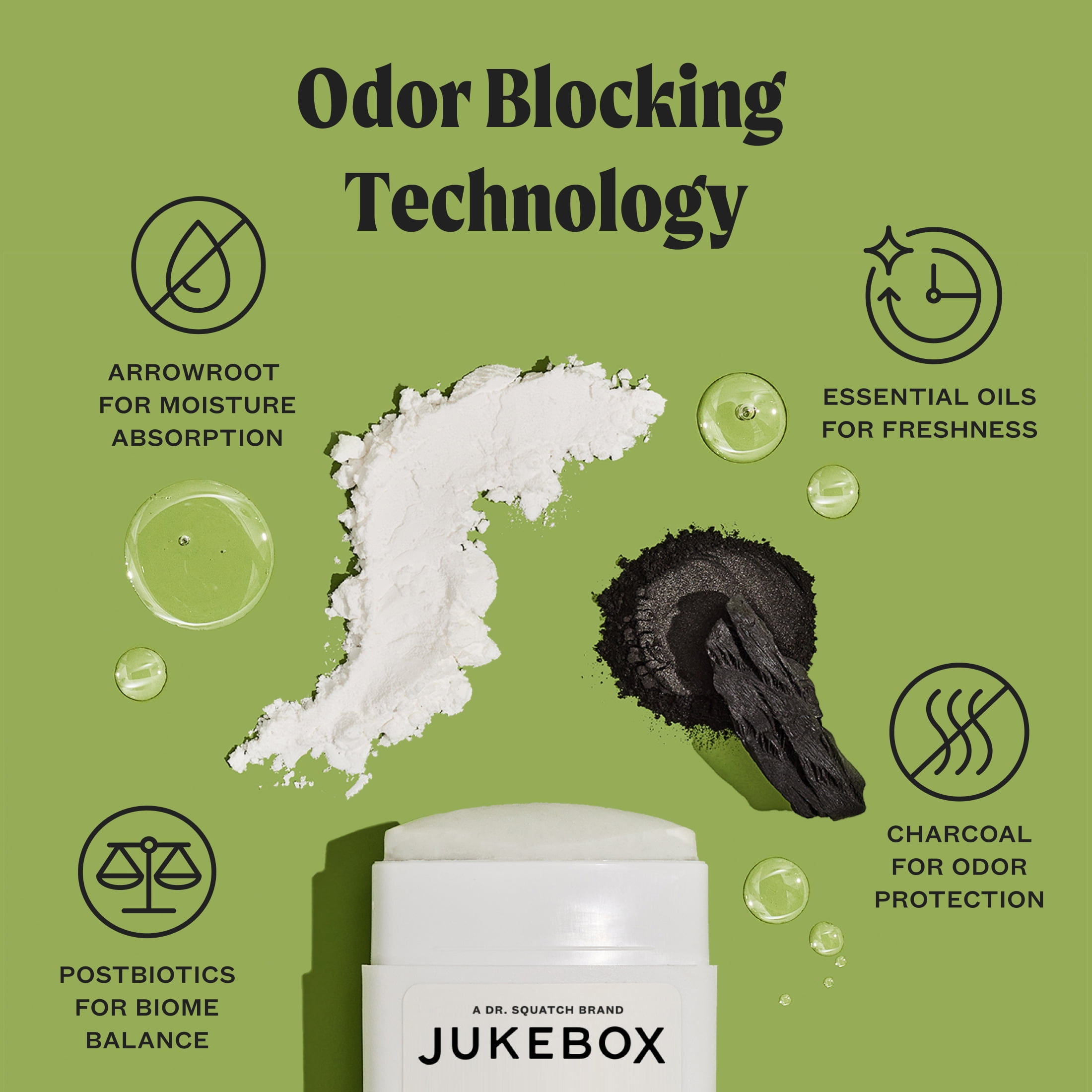 Jukebox Mango No. 5 Natural Deodorant Aluminum Free Deodorant for Women, 2.75 oz