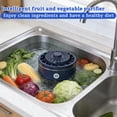 thumbnail image 5 of Fruit and Vegetable Washing Machine. Rotatable Fruit and Vegetable Purifier. The Fruit Cleaner Device Automatically Turns on in The Water. Use Water Rotator and OH ion Purification Technology, 5 of 6