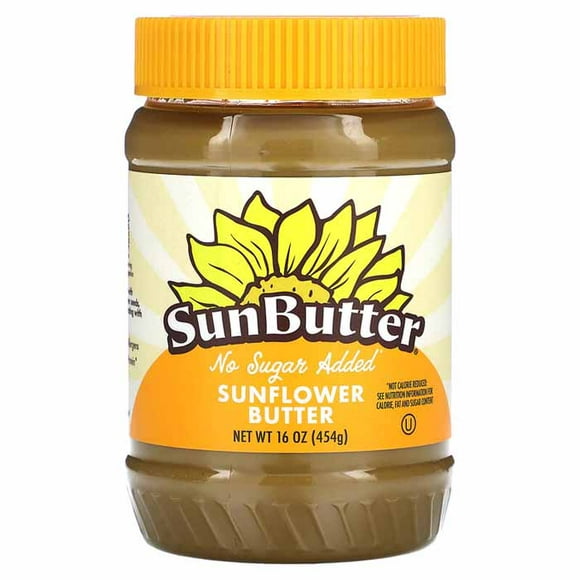 Sunbutter - Sunflower Butter No Sugar Added, 454g