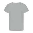 thumbnail image 6 of FAOWME Toddlers Kids Girls T Shirt Short Sleeve Round Neck Cartoon Print Comfortable Breathable Top For Casual Daily Wear,Multicolour,6-7 Years, 6 of 6