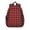 Red and Black-1, variant on Purple and Black Checkered Pattern Backpack for School, Cute School Bag with Adjustable Shoulder Straps and Padded Back, 15"x11.42"x5.5"
