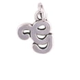 thumbnail image 1 of Sterling Silver 30" .8mm Box Chain Scrolled Letter G Pendant Necklace, 1 of 2