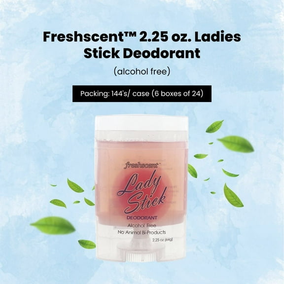 DDI 1891159 Freshscent Ladies Stick Deodorant - 2.25 oz Case of 144