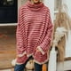 thumbnail image 1 of Puntoco suéter mujer invierno Casual Color sólido cuello alto manga larga tejido suéter suelto top liquidación de Navidad Puntoco Puntoco-278, 1 of 6