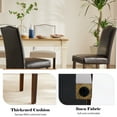 thumbnail image 5 of EDX Dining Chairs Set of 2, Parsons Chairs with Nailhead Trim and Wood Legs, 5 of 7