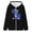 233# Black, variant on oqasdz Girls Jackets Children Long Sleeve Cartoon Prints Hooded Coat Open Front Full Zip Cardigan with Pocket Comfortable Top Jacket Outwear Size 4 Y-5 Y