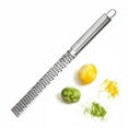 thumbnail image 3 of Snmubt Stainless Lemon Cheese Vegetable Zester Grater Peeler Kitchen Tool Fruit (Sliver), 3 of 9