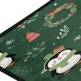 thumbnail image 3 of 39x20 Inch Non-Slip Floor Mat Hallway Runner Rug Entrance Floor Mat Runner for Kitchen and Living Room Christmas Penguins and Cars Pattern, 3 of 8