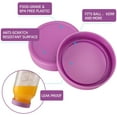 thumbnail image 3 of Couvercles de Pots Mason à Ouverture [8 Pack] pour Ball, Kerr et Plus - Capuchons de Rangement en Plastique Colorés pour Pots Mason/de Mise en Conserve - Surface Étanche et Résistante aux Égratignures, 3 of 7