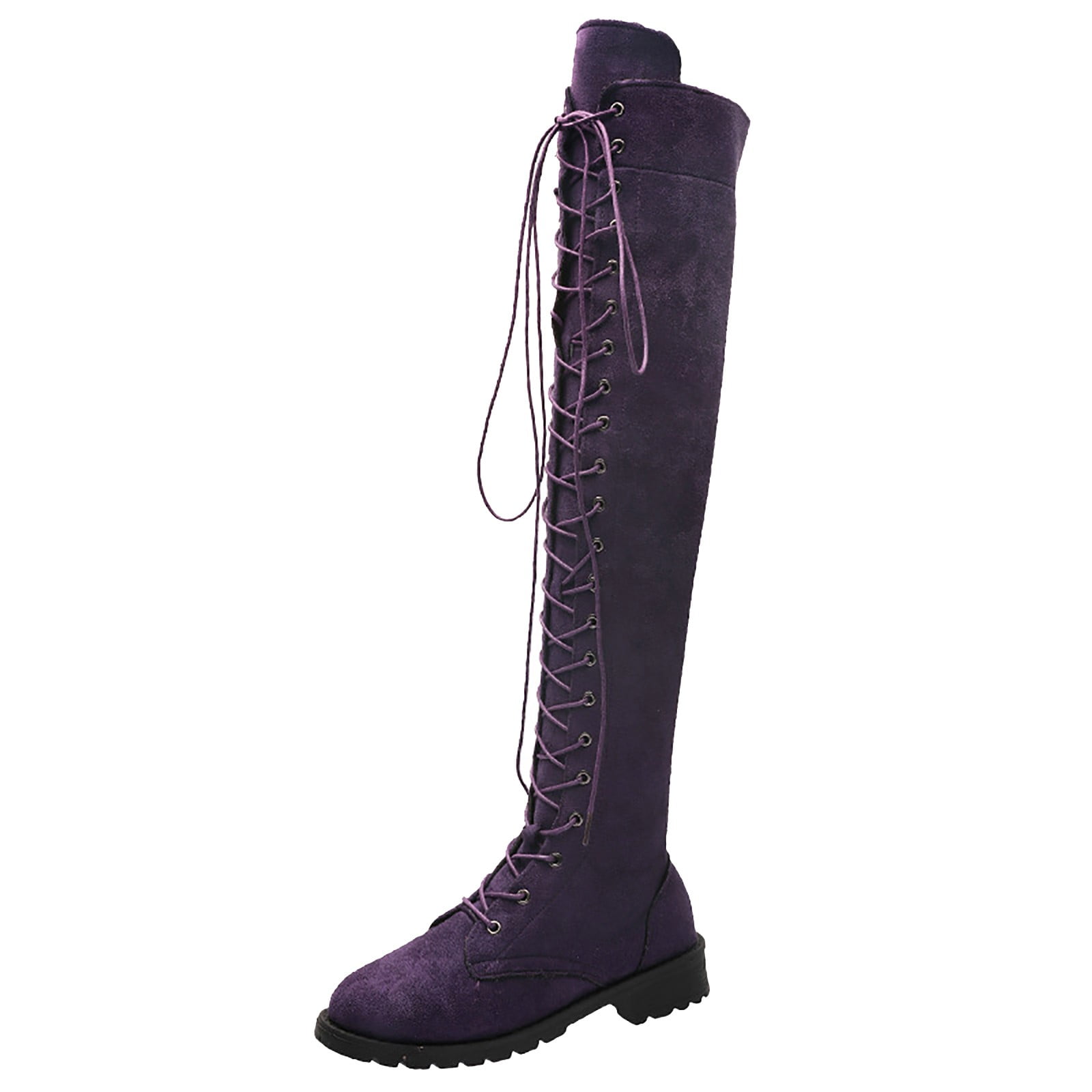 Amazon.com | ANN CREEK Women's Knee High Black Platform Lace