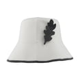 thumbnail image 3 of Free Size Unisex Fisherman Felt Sauna Hat Insulate Water Absorption Bath House White, 3 of 9