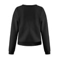 thumbnail image 5 of AOOCHASLIY Women Fall Tops Breast Fashion Women's Casual Long Sleeve Printed Ladies Short Sweatshirts Tops, 5 of 5