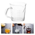 thumbnail image 3 of Verre Expresso Tasse à Mesurer Jigger Résistant 70ML Double Becs Verre avec Poignée Once Mesure Tasse Boisson Shaker Lait, 3 of 8
