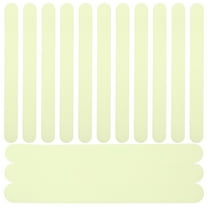 HONITANO Family Members Anti-Slip Stair Treads Peva Light Yellow 48Pcs 7.9x0.8x0.1in
