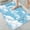 Custom Cloud, variant on Mother's Day Celebration Flannel Bathroom Rug, Custom Floral Art Quick Drying, Machine-Washable, Durable Mat Suitable for Bedrooms, Kitchen, Perfect for Home Bathroom Decor Mother's Gifts 16"x24"