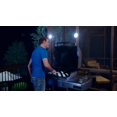 thumbnail image 3 of Bell+Howell Disk Lights Gunmetal Heavy Duty Outdoor Solar Pathway Lights 4 LED, 4 Pack, 3 of 6