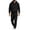 Black, variant on Zynoxe Mens Sweatsuit Sets Sport Casual Zip Up Hooded Sweatshirt and Jogger Pants Gym Track Suits with Pockets Solid Color Two Piece Lounge Sets