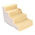 thumbnail image 2 of Escaleras para perros Rampa de escalada, cubierta suave, cómodas escaleras extraíbles, mascotas lavables Amarillo Yuyangstore Escalera de escaleras para gatos, 2 of 8