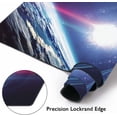 thumbnail image 4 of Planets & Nebula Space Extended Gaming Mouse Pad - 35.4x15.7in Large Desk Mat, Non-Slip Rubber Base, Stitched Edges, Perfect for Work, Game, Office, Home, 4 of 6