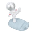 thumbnail image 3 of Astronaut Phone Holder, Multi Function Cell Phone Stand Premium Resin  For Office For Home For Travel Gold,Silver, 3 of 8