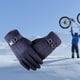 thumbnail image 4 of 2 pares de guantes ligeros y cálidos de invierno para usar con pantalla táctil y correr en días fríos. Azul, 4 of 8