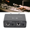thumbnail image 1 of Stereo Sound Volume Attenuator, Volume Controller Mute Function 3.5mm 6.35mm Aluminum Alloy  for Speakers, 1 of 7