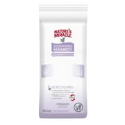 Nature's Miracle Deodorizing Bath Wipes for Dogs, 100 Count, Lavender Scent