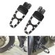 thumbnail image 2 of Reposapiés y pedales para Ducati Scrambler 400 800 1100 delanteros negros Frente Negro, 2 of 8
