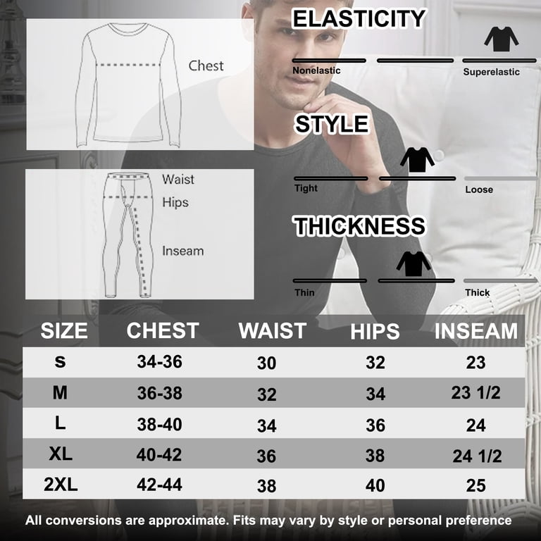 NevEND Men's Microfiber Fleece-Lined Thermal Set photo 7