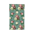 thumbnail image 1 of YFYANG Absorbent Towel, Soft Skin-Friendly Vintage Roses Floral Pattern Washcloth Bath Towel, Suitable for All Skin, 27.5 x 16-inch, 1 of 7