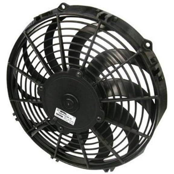 Spal 30100411 Puller Fan (11In Low Profile ; Curved Blade; For Use W/ 15Amp Fuse at 13V), 1 Pack