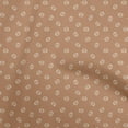 thumbnail image 1 of oneOone Georgette Viscose Tawny Brown Fabric Minimal Food Dress Material Fabric Print Fabric By The Yard 42 Inch Wide, 1 of 5