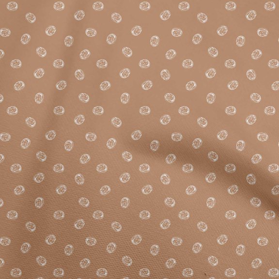 oneOone Cotton Poplin Twill Tawny Brown Fabric Minimal Food Diy Clothing Quilting Fabric Print Fabric By Yard 56 Inch Wide