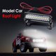 thumbnail image 5 of 55mm 12 LED Hight Bright Light Universal Model Truck Roof Lamp Bar Durable para 1/10 RC Climbing Car Model Accesorios, 5 of 9