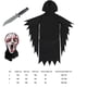 thumbnail image 3 of Disfraz Grito Espeluznante Fiesta Halloween para Y Adultos, 3 of 9
