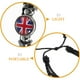thumbnail image 2 of Pulsera de moda con la bandera nacional de fútbol, brazalete de cuero tejido con cristales, pulsera con cordones, joyería, regalos (Reino Unido), 2 of 7