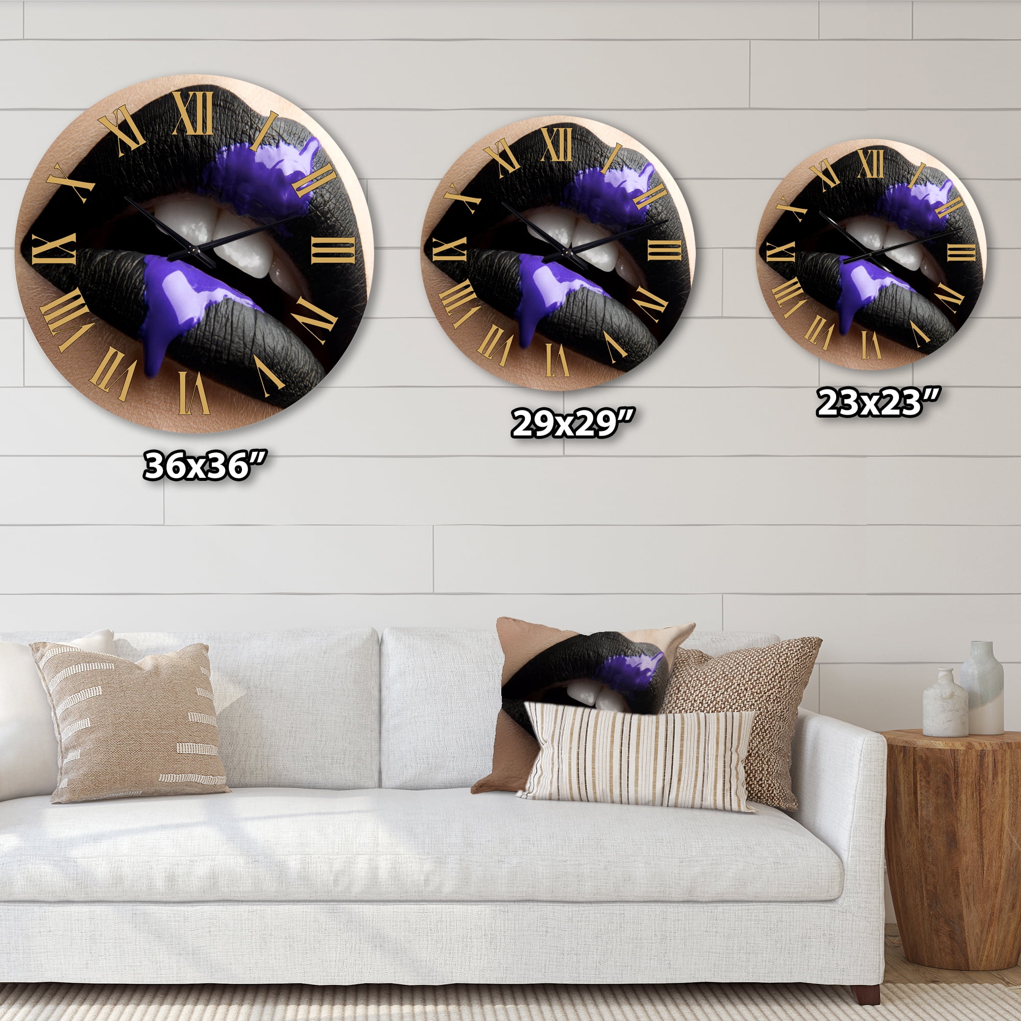 Designart 1 in Quartz Modern/Contemporary Wall Clock