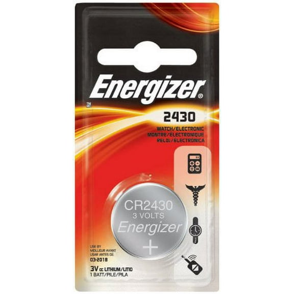 EVEECR2430BP - Energizer ECR2430BP Lithium Manganese Dioxide Coin Cell General Purpose Battery