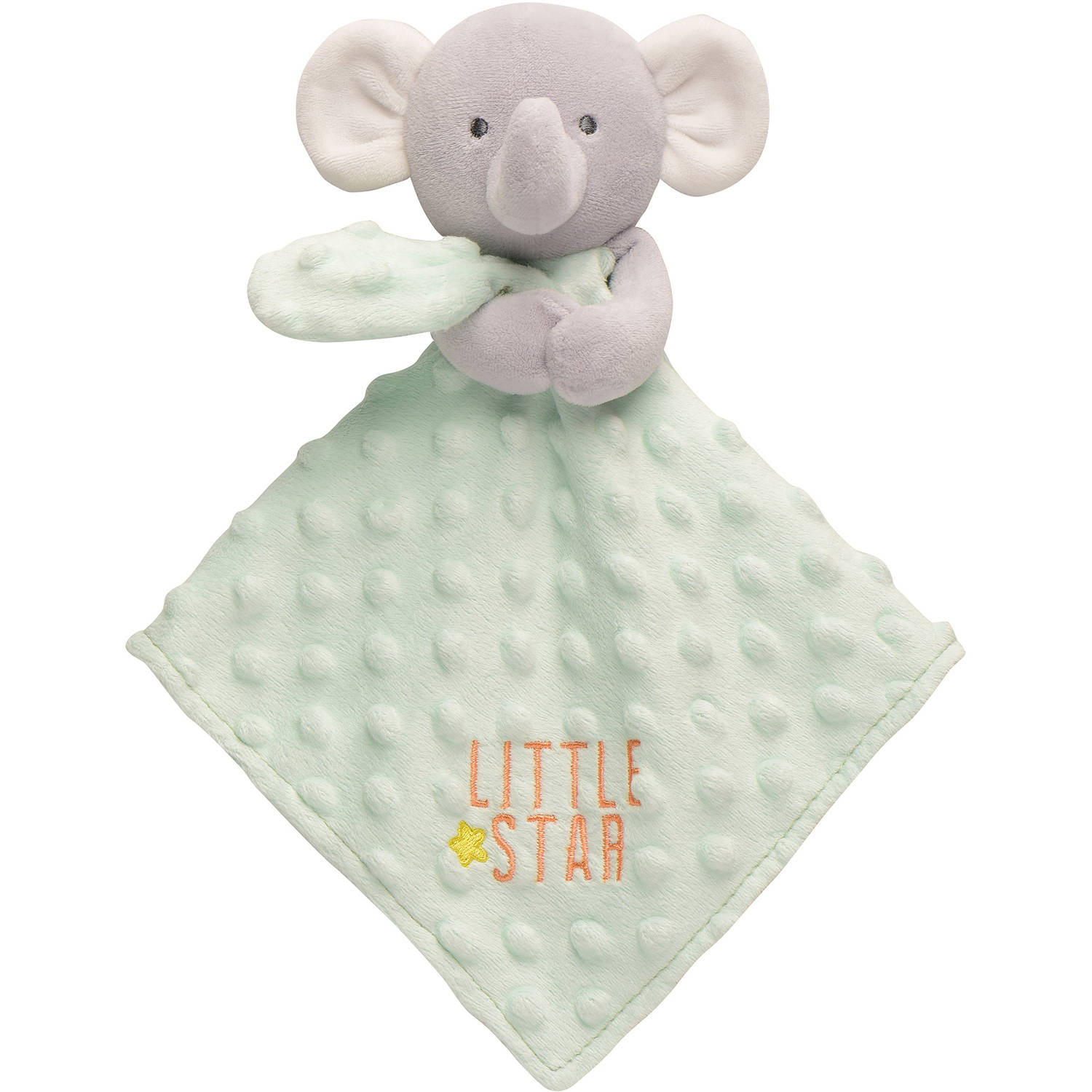 Child of Mine by Carter's Elephant Security Blanket, Green Walmart