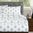 thumbnail image 2 of Echelon Home Arwen 250 Thread Count Cotton Percale Bed Sheet Set Queen, 2 of 4