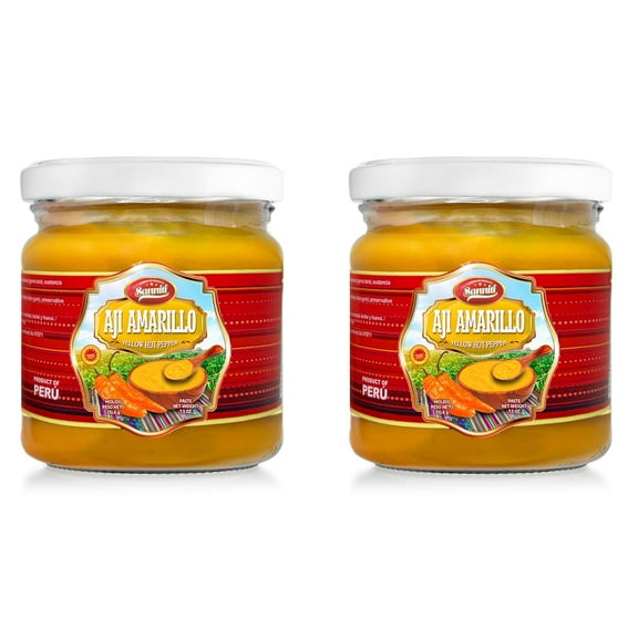Sanniti Peruvian Hot Pepper Spread, Aji Amarillo, 7.5oz, 2 Pack