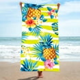 thumbnail image 5 of Summer Anckoeil Beach Towel Oversized Super Absorbent Sand Thick Microfiber Beach Towel Cute Tropical Palm Leaf Beach Towels 27x55in for Kids Men Women Girls Boys, 5 of 9