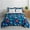 Dinosaur/Blue, variant on Wajade 7 Piece Gaming Boys Comforter Set Bed in A Bag, Game Controller Bedding Set for All Season (1 Comforter, 1 Flat Sheet, 1 Fitted Sheet, 2 Pillowcase and 2 Pillow Sham, Twin Size)